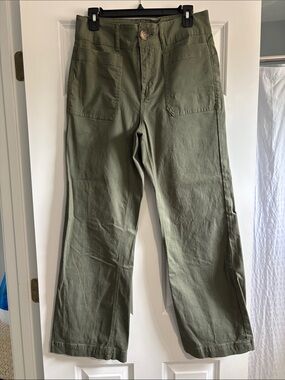one 5 one Olive Green Wide Leg Pants